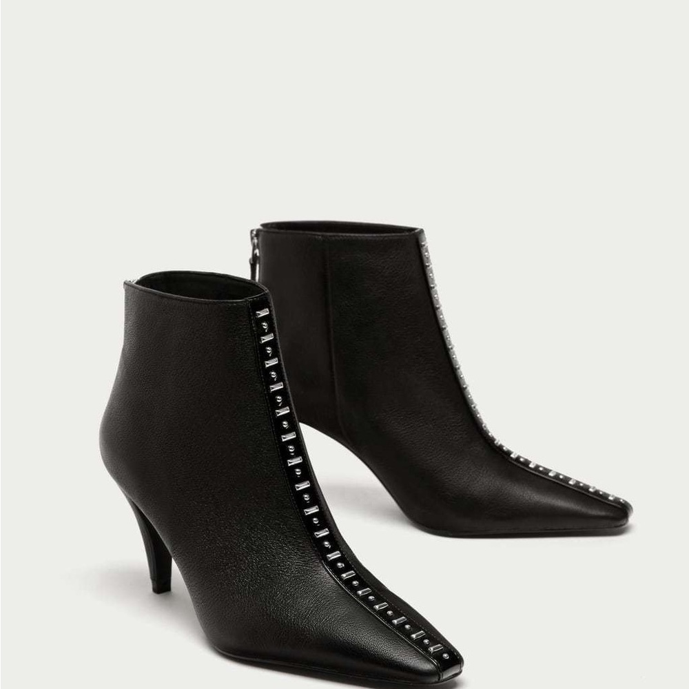 Black Zara booties